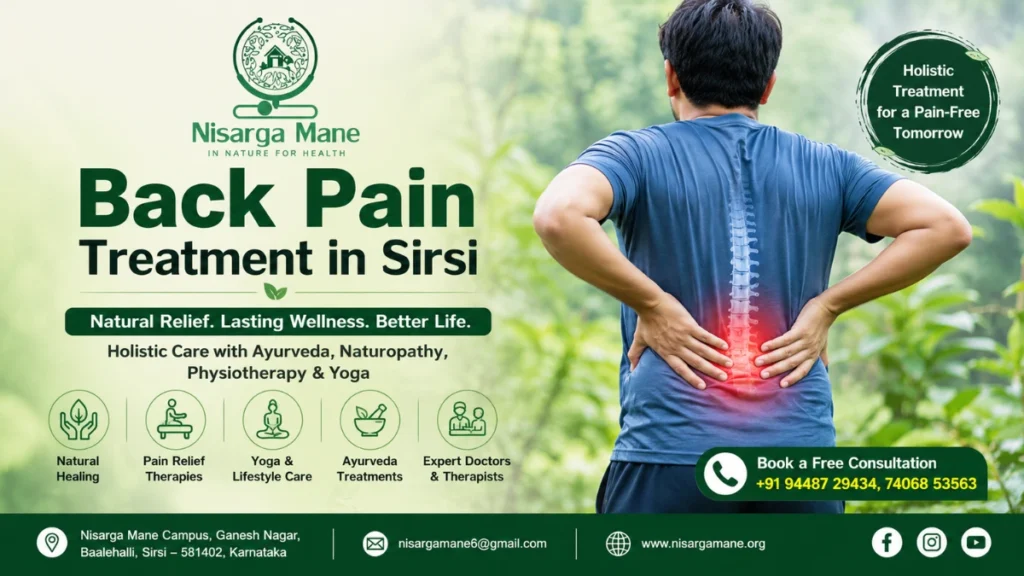 Back Pain Treatment in Sirsi