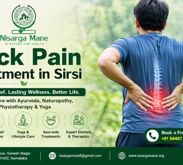 Back Pain Treatment in Sirsi | Natural Pain Relief | Nisarga Mane