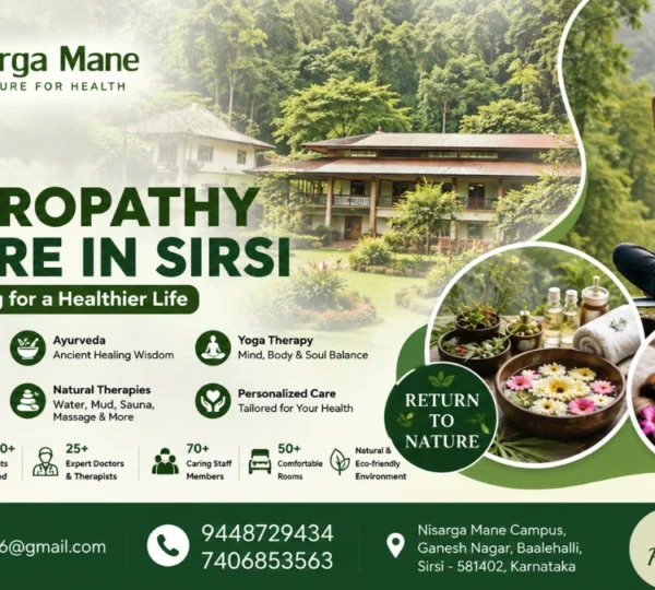 Best Naturopathy Centre in Sirsi