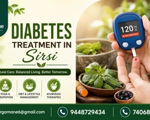 Diabetes Treatment in Sirsi | Natural Diabetes Care at Nisarga Mane