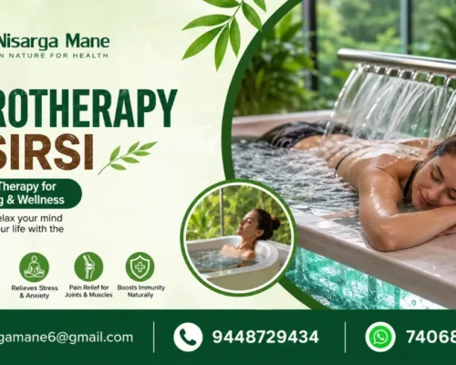 Hydrotherapy in Sirsi | Natural Water Therapy at Nisarga Mane