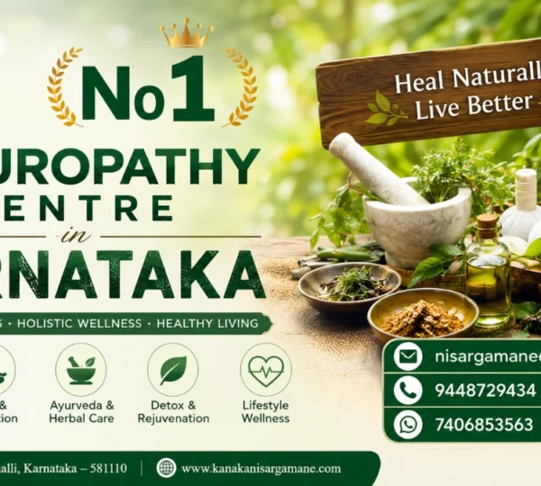 No 1 Naturopathy Centre in Karnataka | Nisarga Mane Sirsi