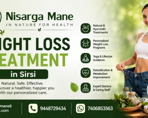 Weight Loss Treatment in Sirsi | Natural Weight Management at Nisarga Mane