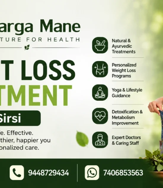 Weight Loss Treatment in Sirsi | Natural Weight Management at Nisarga Mane