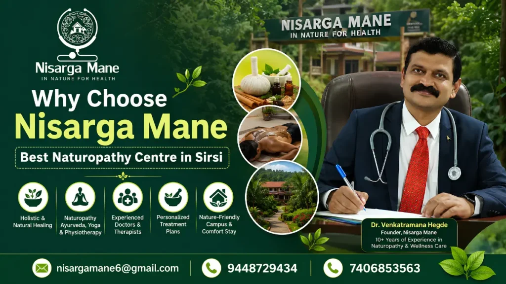 Why Choose Nisarga Mane Best Naturopathy Centre in Sirsi