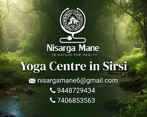 Yoga Centre in Sirsi | Best Yoga Classes & Yoga Therapy | Nisarga Mane