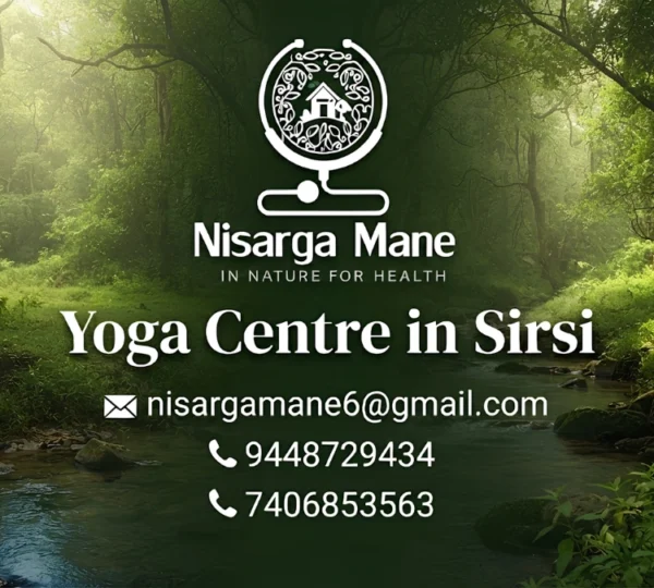 Yoga Centre in Sirsi | Best Yoga Classes & Yoga Therapy | Nisarga Mane