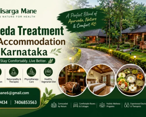 Ayurveda Treatment with Accommodation in Karnataka | Nisarga Mane