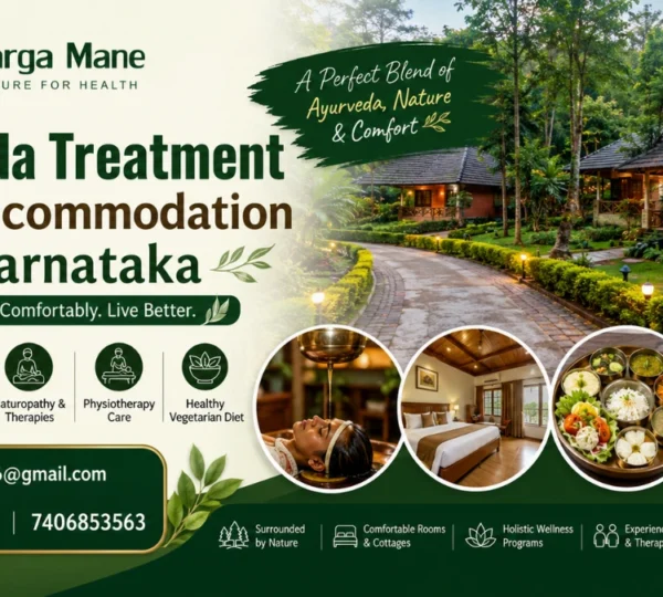 Ayurveda Treatment with Accommodation in Karnataka | Nisarga Mane