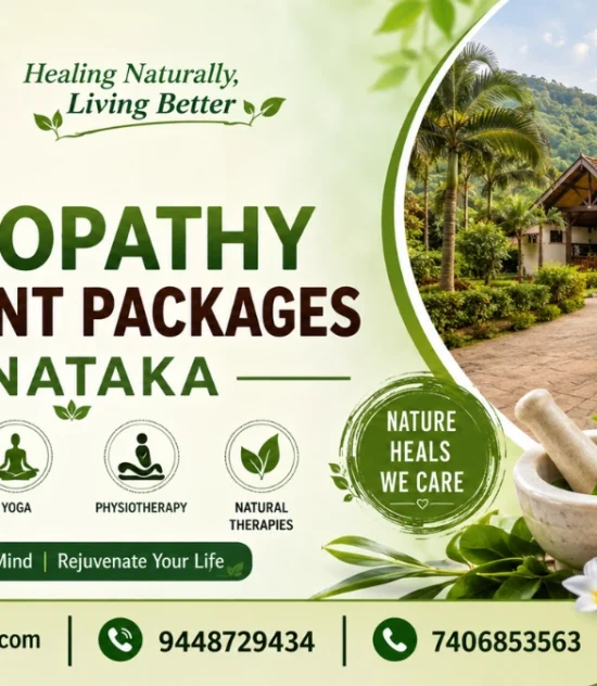 Naturopathy Treatment Packages Karnataka | Nisarga Mane
